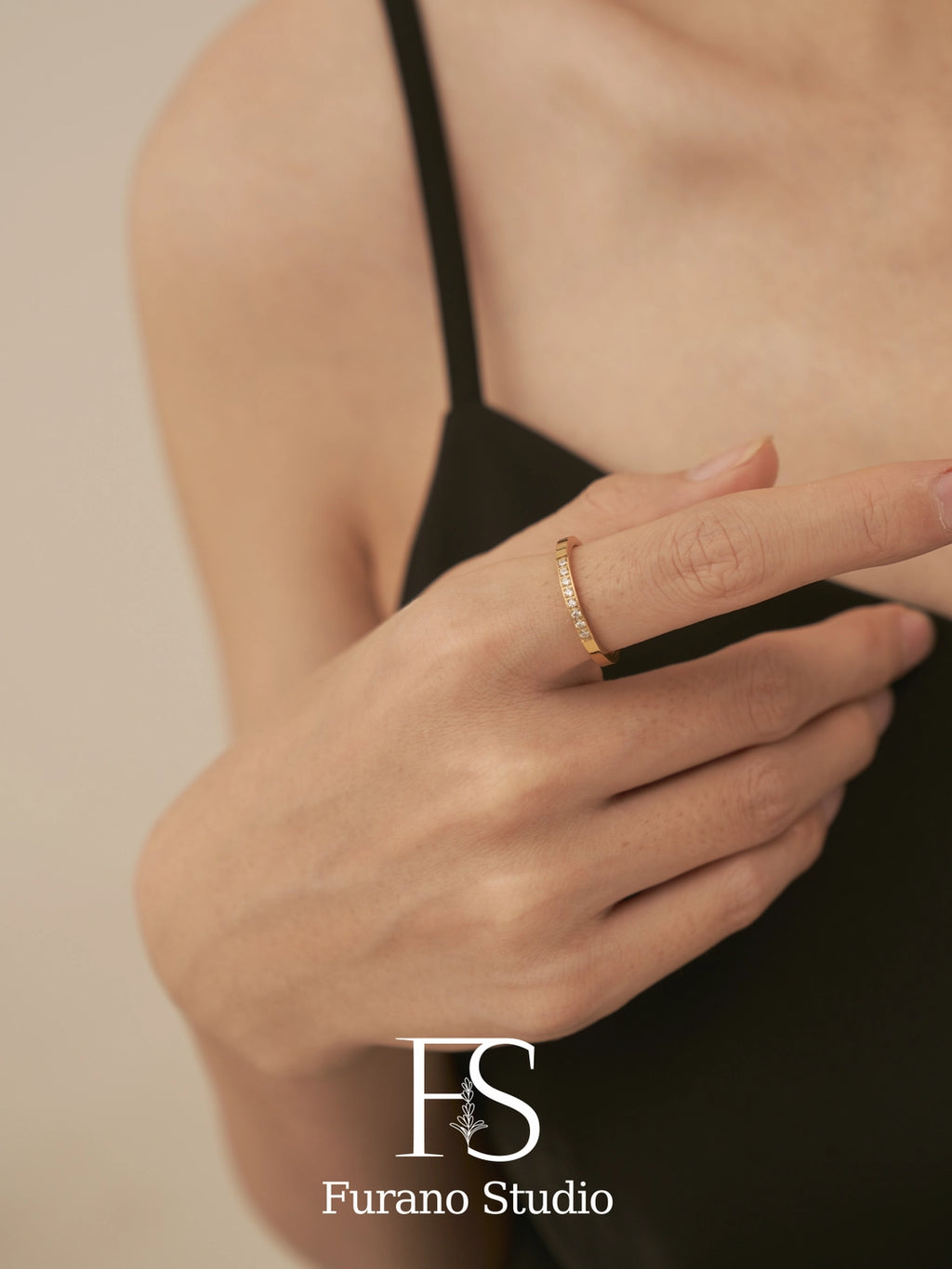 Cz Stone Dainty Ring