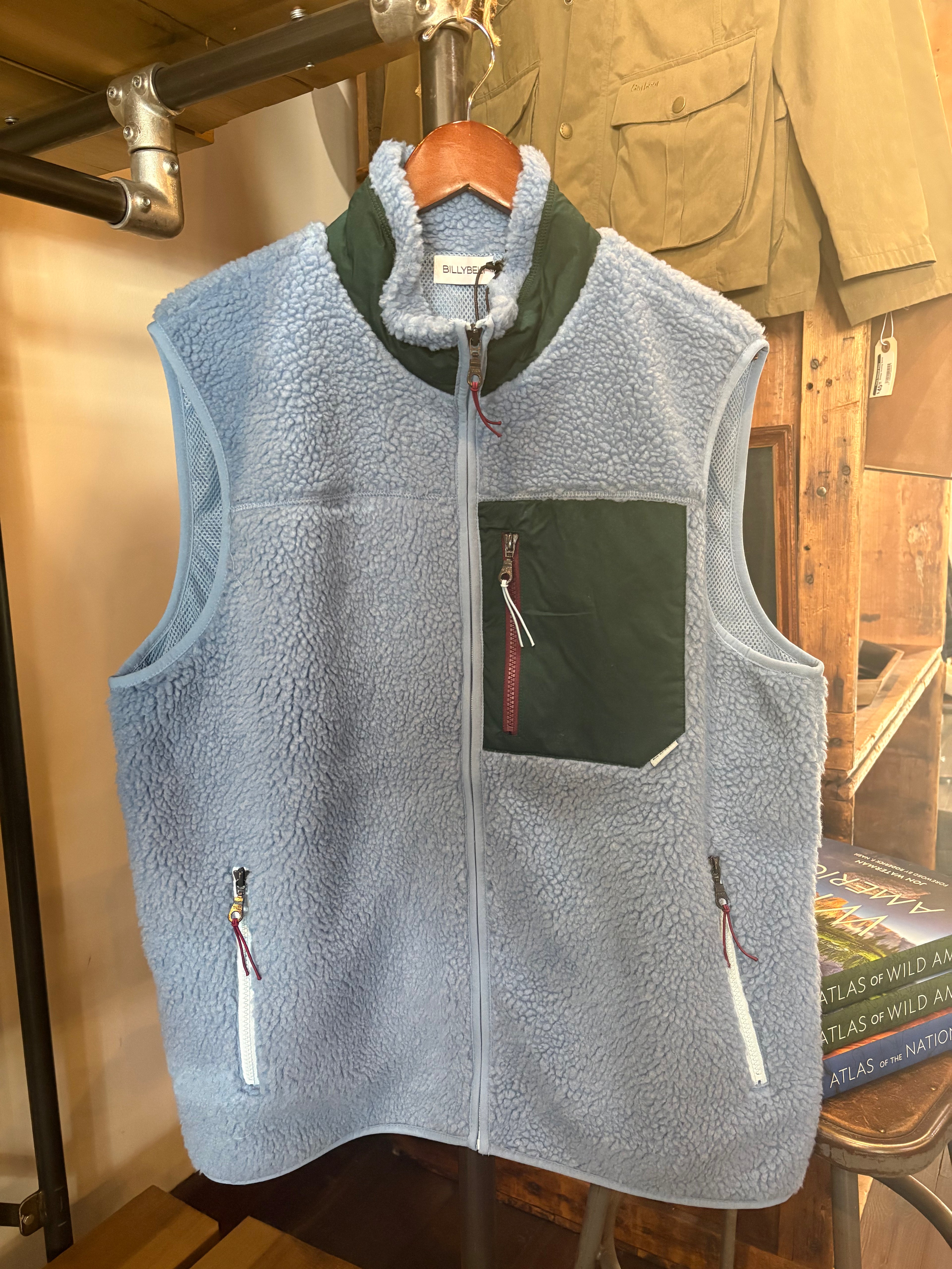 Blue Sherpa Vest