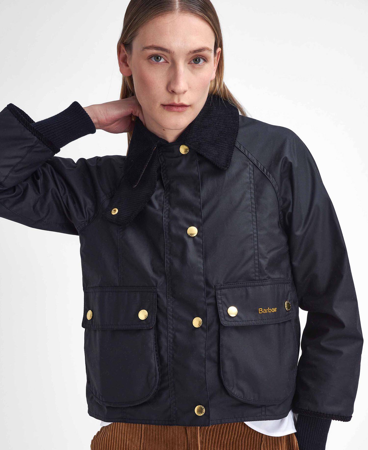 Barbour Crop Beadnell Wax Jacket