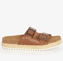 Load image into Gallery viewer, Barbour Pamela Diamond Quilted Sandals
