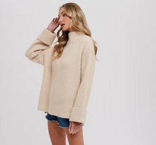 Load image into Gallery viewer, Funnel Neck Oversized Sweater
