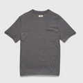 Nick Raw Edge Slub Pocket Tee Lichen Green