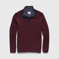 Ken Quilted Button Mock
