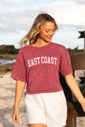 East Coast Cropped Graphic Top