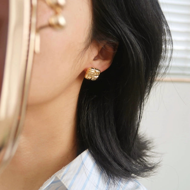 Twisted Stud Earrings