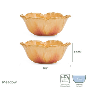 Meadow Yellow Tulip Bowls