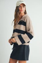 Load image into Gallery viewer, Stripe Drop Shoulder Sweater
