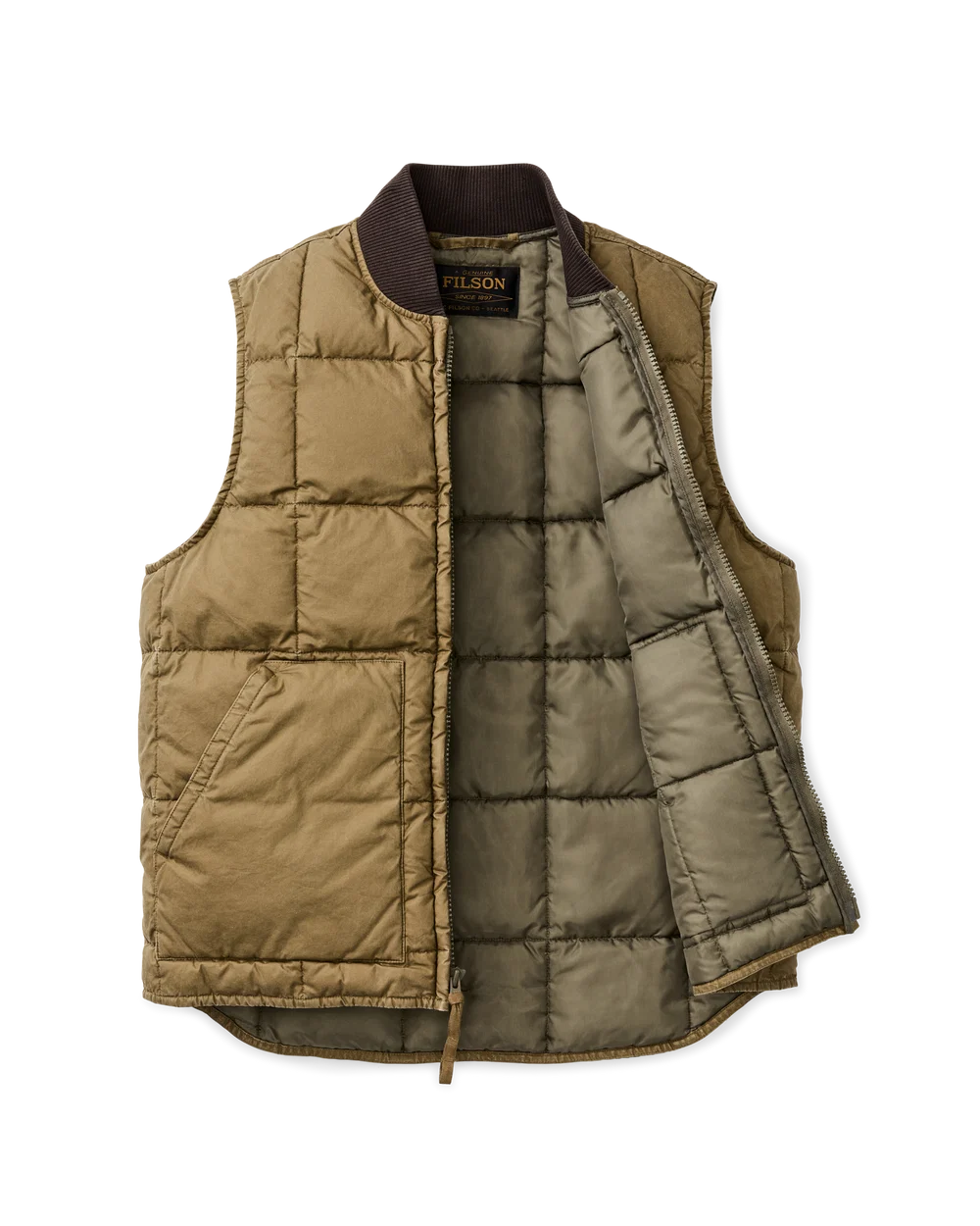 Filson Heritage Cotton Down Vest