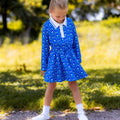 Girls Long Sleeve Polo Dress