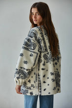 Load image into Gallery viewer, Paisley Sherpa Jacket
