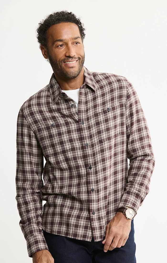 Rye Plaid Flannel Shirt