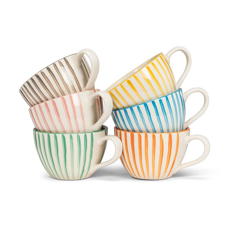 Wide Striped Mug