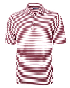 Eco Pique Striped Polo