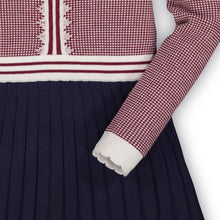 Load image into Gallery viewer, French Blocked Organic Sweater Dress
