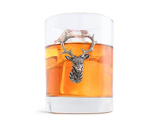 Load image into Gallery viewer, Elk Head Double Old Fashion Bar Glass
