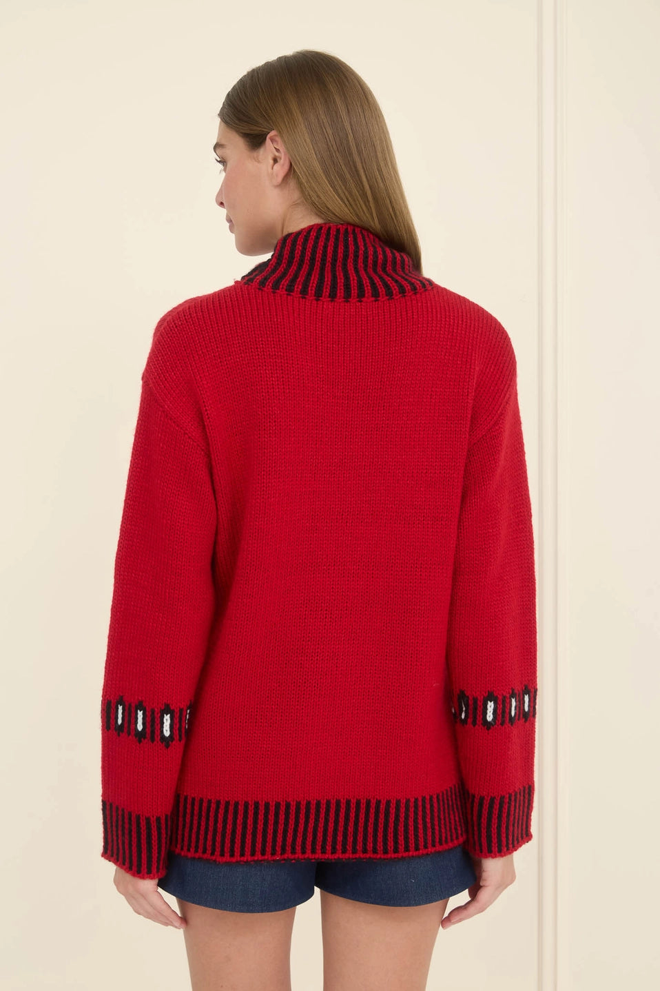 Knit Aprés Mockneck Sweater
