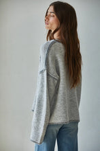 Load image into Gallery viewer, Rolled Edge Crew Neck Sweater
