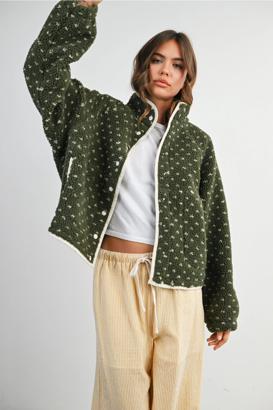 Fleece Puffer Jacket