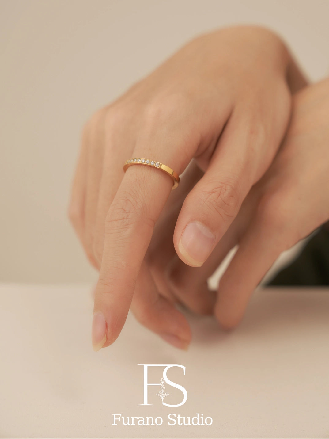 Cz Stone Dainty Ring
