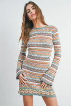 Load image into Gallery viewer, Multicolored Sweater Dress
