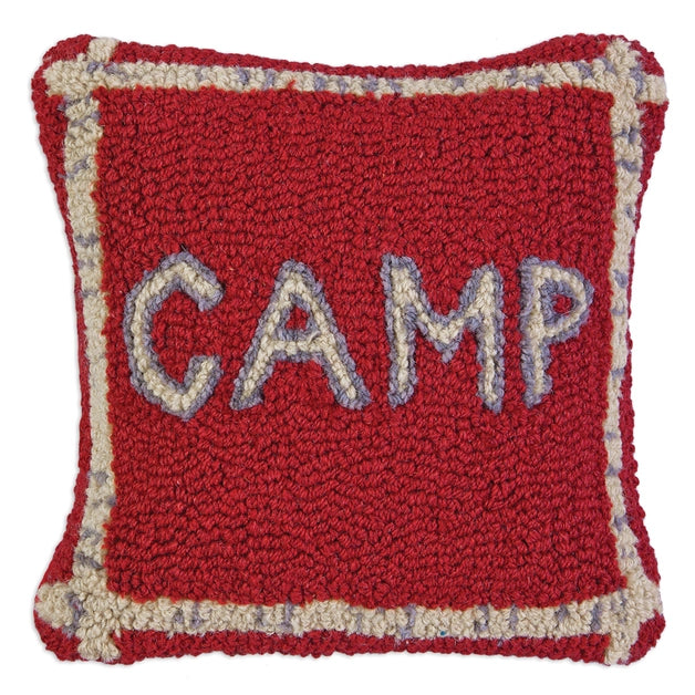 Hand Hooked Wool Pillow
