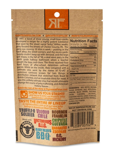 Righteous Felon Beef Jerky