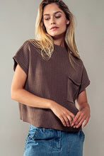 Load image into Gallery viewer, High Neck Sweater Knit Top
