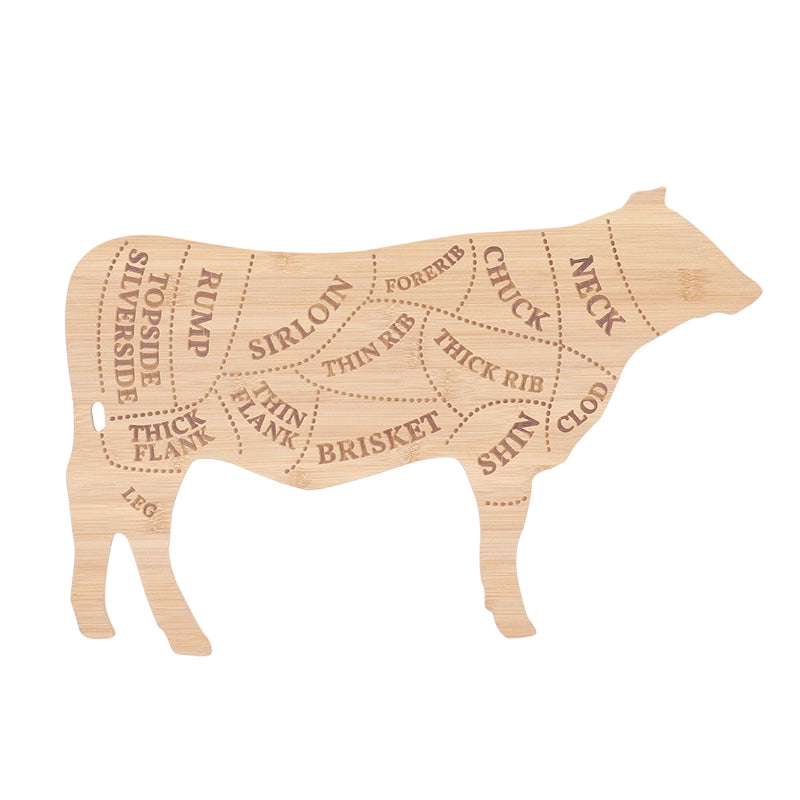 Cow Cuts Cutting Board