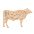 Cow Cuts Cutting Board