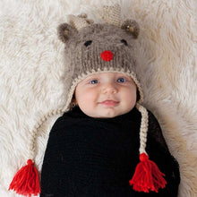 Load image into Gallery viewer, Rudolph Reindeer Beanie Hat

