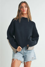 Load image into Gallery viewer, Two-Toned Turtleneck Sweater
