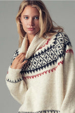 Load image into Gallery viewer, Nordic Fair Isle Knit Sweater
