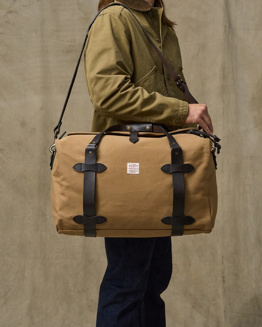 Filson Tan Medium Duffle