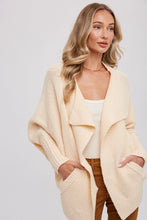 Load image into Gallery viewer, Waffle Cocoon Cardigan
