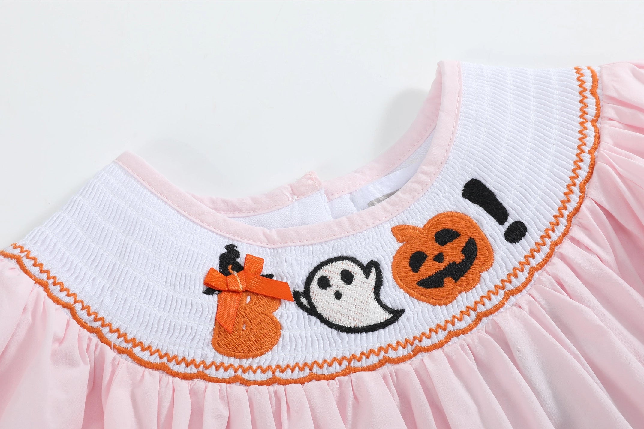 Kids Pink and Orange Boo Dress