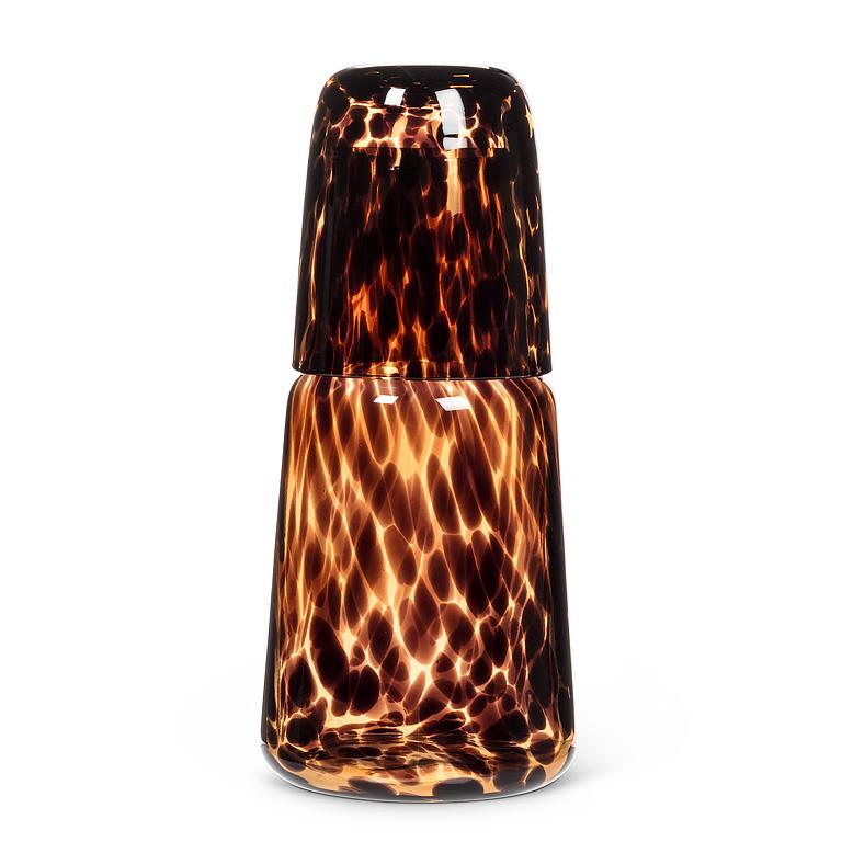 Amber Bedside Carafe & Cup