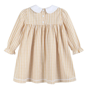 Brown Gingham Pumpkin Dress