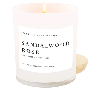 Sweet Water White Wood Candle