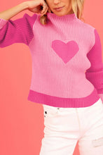 Load image into Gallery viewer, Knitting Heart Valentine&#39;s Day Sweater
