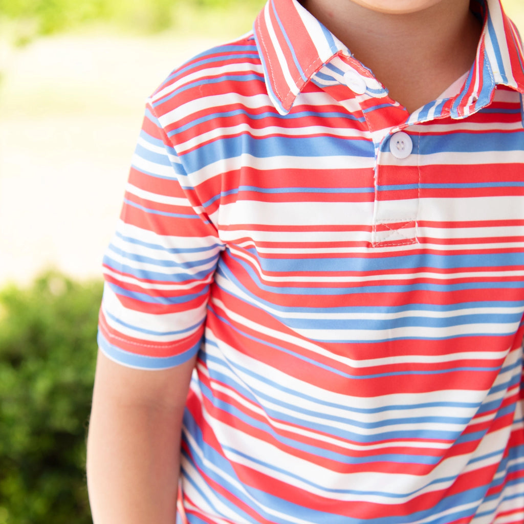 Cape Cod Stripe Boy's Polo