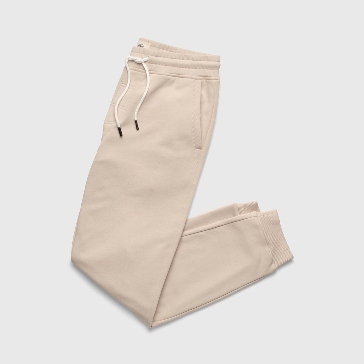 Dune Drawstring Terry Jogger - Silver Gray