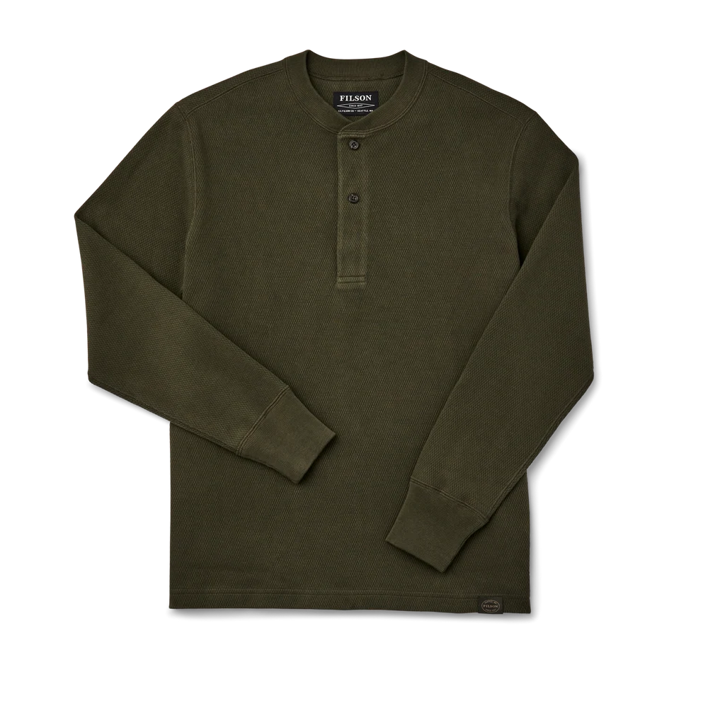 Filson Waffle Knit Henley