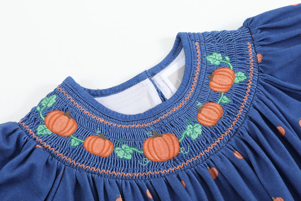 Blue Pumpkin Bishop Dress