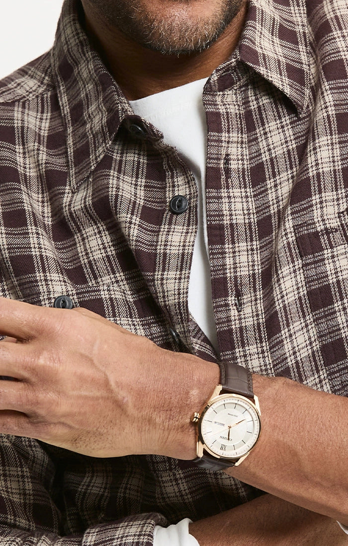 Rye Plaid Flannel Shirt