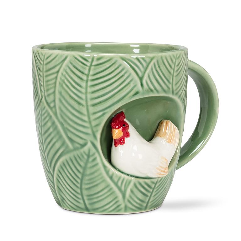 Leafy Mug with Chicken