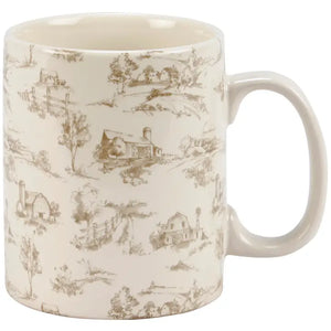 Farmhouse Toile Mug