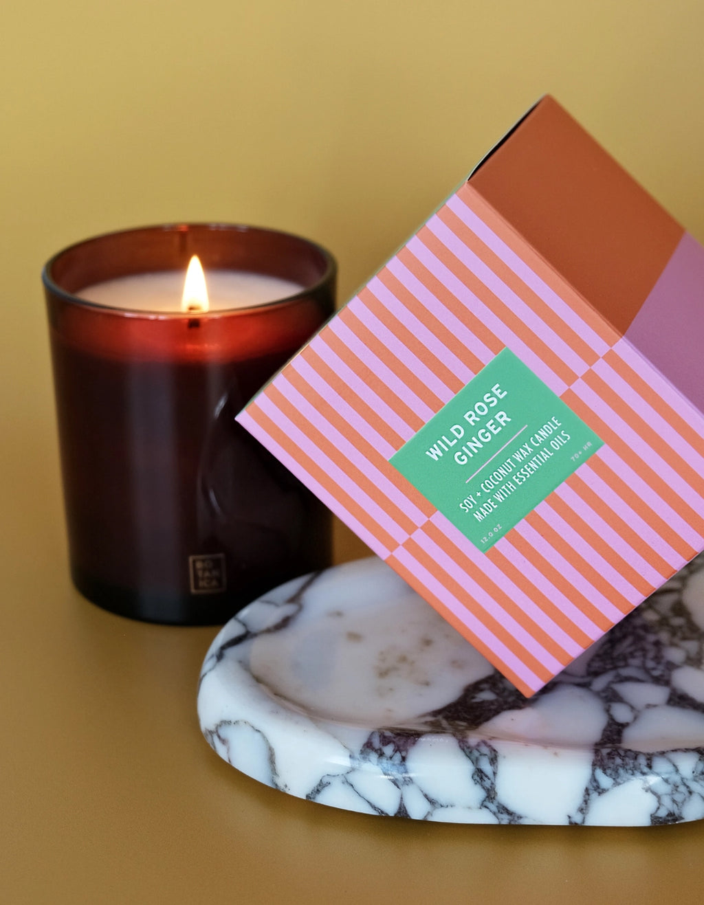 Essentials Candle Wild Rose & Ginger