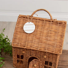 Load image into Gallery viewer, Woven House Basket With Handle
