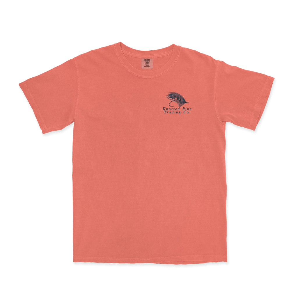 Knotted Pine Graphic Tee - Salmon