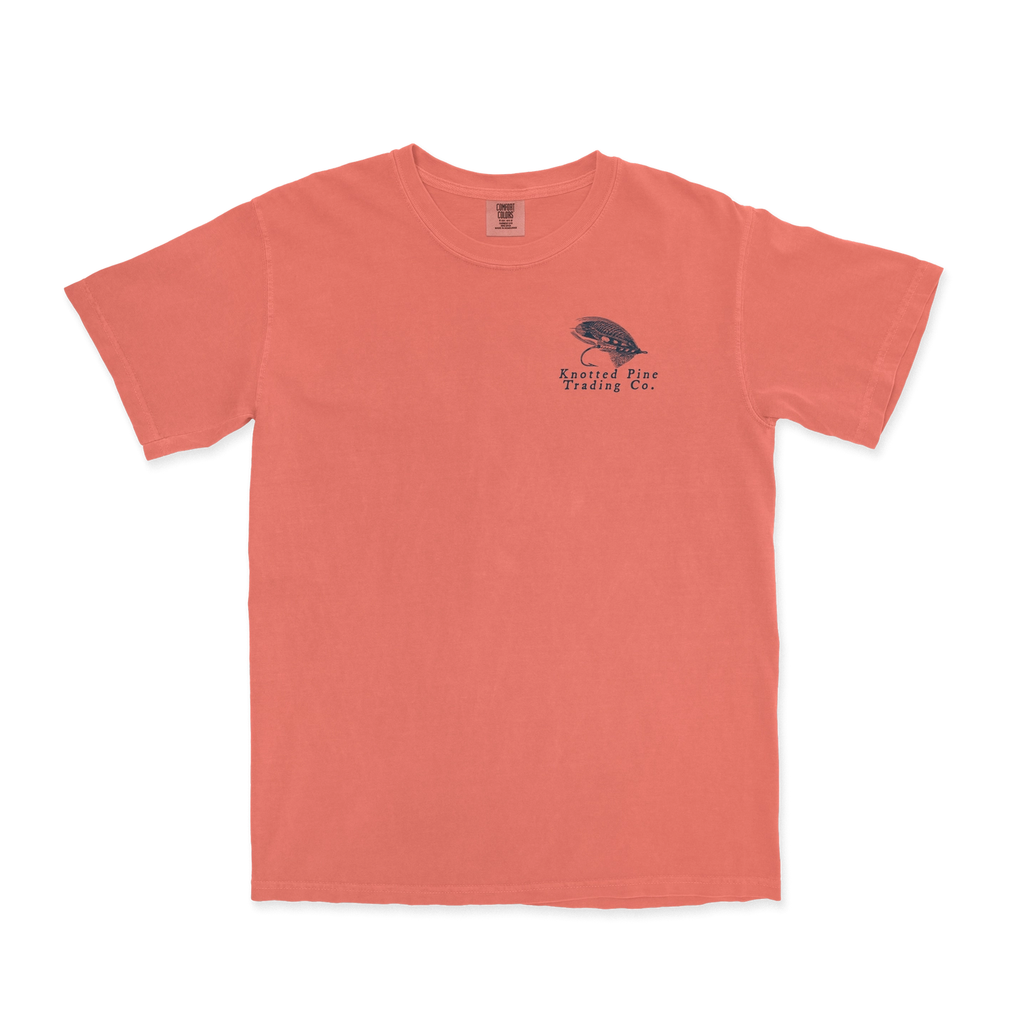 Knotted Pine Graphic Tee - Salmon